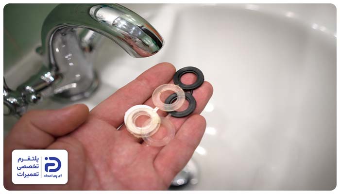 تعویض لاستیکها و واشرها سرویس بهداشتی