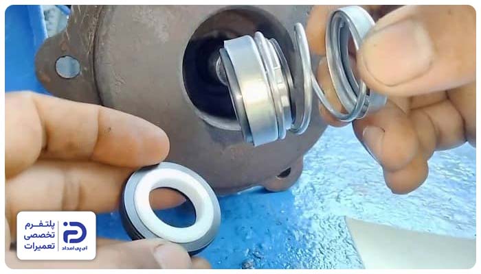 تعویض سیل مکانیکی پمپ آب