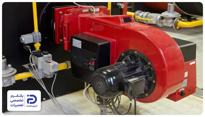 خاموش شدن ناگهانی مشعل گازی موتورخانه