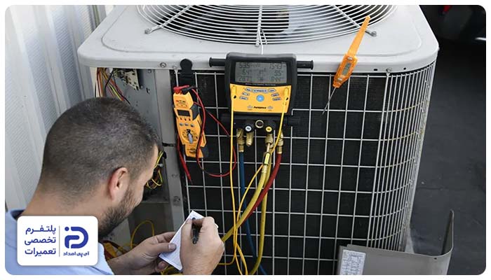 نوسان دما در وی آر اف