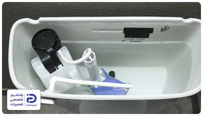 تعمیر و تعویض پمپ تخلیه  توالت فرنگی