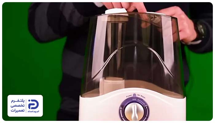 هوای گیر افتاده یا آب در سطح نادرست علت‌های صدای دستگاه بخور humidifier 