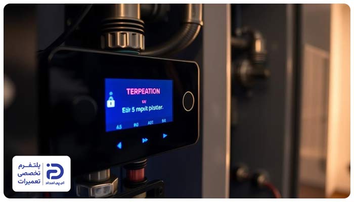 رفع ارورهای مشعل گازی موتورخانه