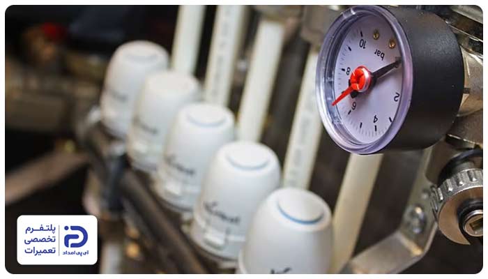 گرم نشدن گرمایش از کف