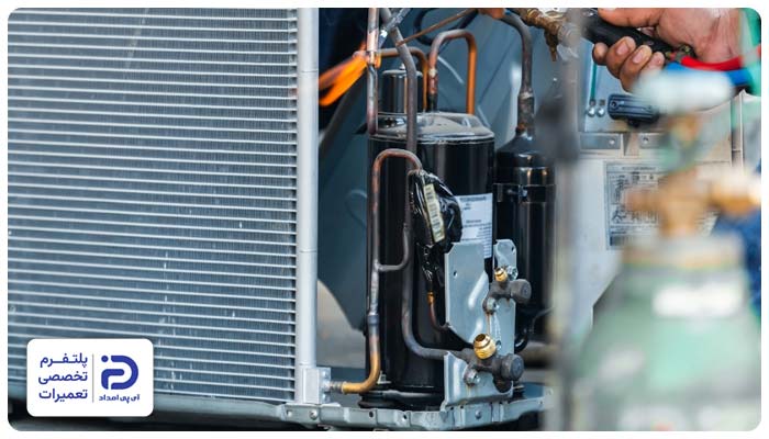 تعمیر و تعویض کمپرسور وی آر اف vrf