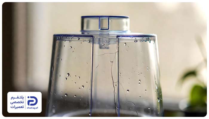 نشتی آب یا ورود آب به مدار الکتریکی یکی از علتهای قرمز شدن چراغ دستگاه بخور