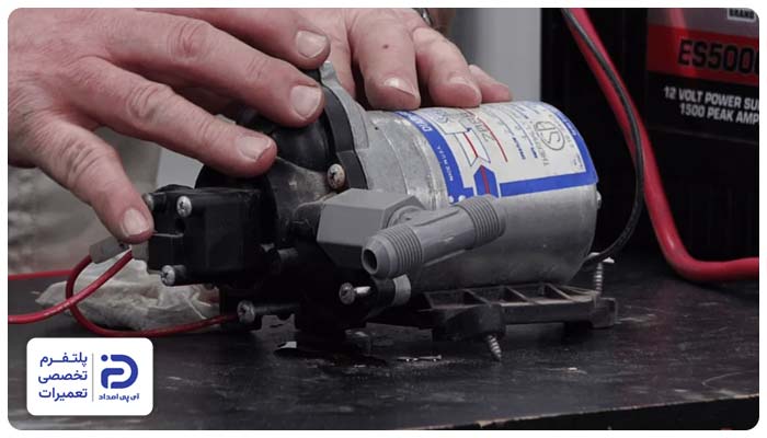 کار نکردن موتور پمپ آب