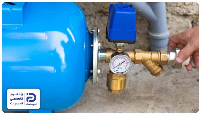 کم شدن فشار پمپ آب