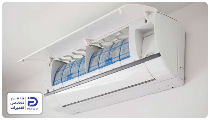 انسداد مسیر گردش هوا از دلایل ارور E9 در کولرگازی ایوولی