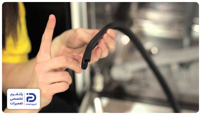 خرابی لاستیک دور درب از دلایل ارور e1 ماشین ظرفشویی ال جی