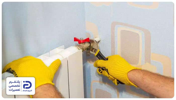 خرابی دیافراگم شیر اطمینان یا افت فشار آب علت سرد شدن رادیاتور شوفاژ