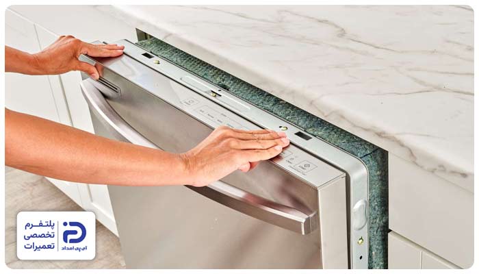 نصب نامناسب از دلایل ارور e1 ماشین ظرفشویی ال جی