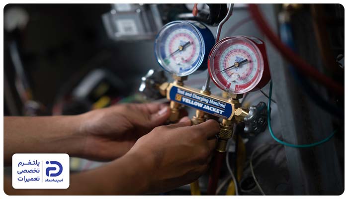 کمبود گاز مبرد علت ارور c1 یخچال هیمالیا