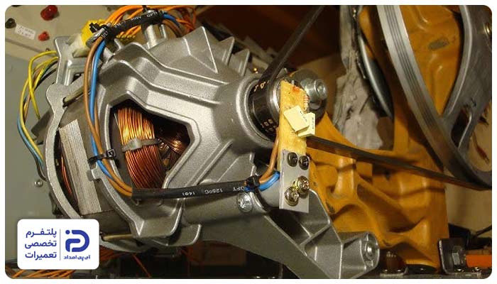 قفل شدن موتور یکی از دلایل ارور le لباسشویی ال جی