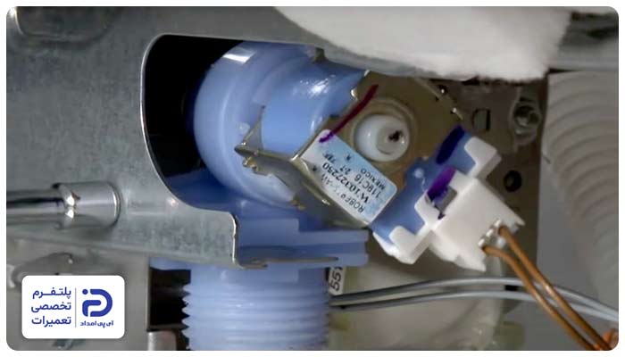 مشکل در شیر برقی از دلایل ارور e1 ماشین ظرفشویی ال جی