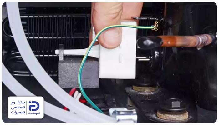 خرابی رله استارت از دلایل ارور c1 یخچال هیمالیا