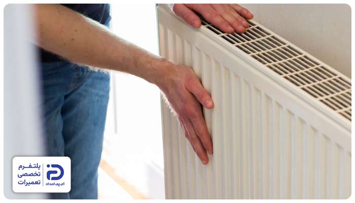 چرا وسط رادیاتور شوفاژ سرد می‌شود؟