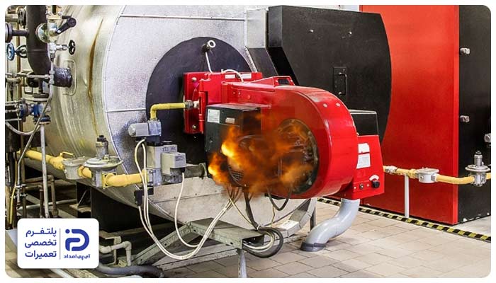 انفجاری روشن شدن مشعل علت صدای زیاد موتورخانه