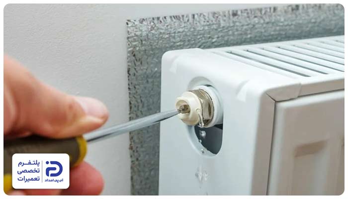 آسیب دیدن شیر هواگیری علت ترکیدگی رادیاتور شوفاژ