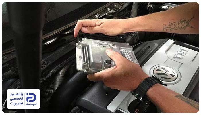 خرابی ECU علت استارت نخوردن باتری ماشین