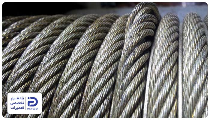 خرابی سیم بکسل علت بسته نشدن جک درب پارکینگ