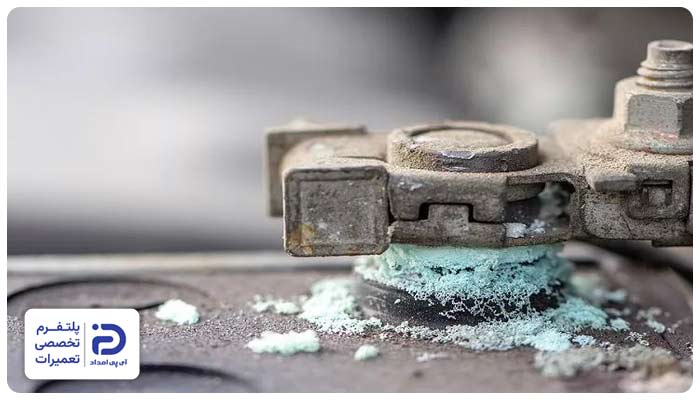 خوردگی باتری علت ضعیف شدن باتری خودرو