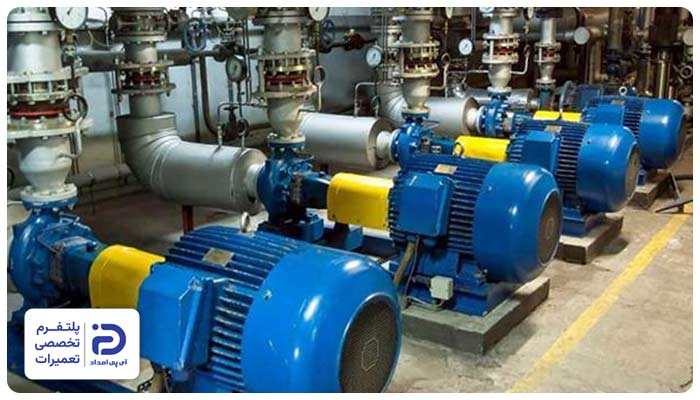 مشکل در پمپ آب علت صدای زیاد موتورخانه