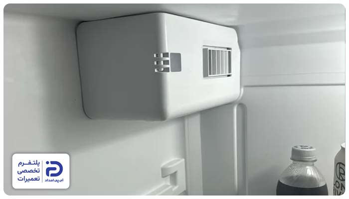 مشکل در دریچه هوا از دلایل ارور h1 در یخچال اسنوا