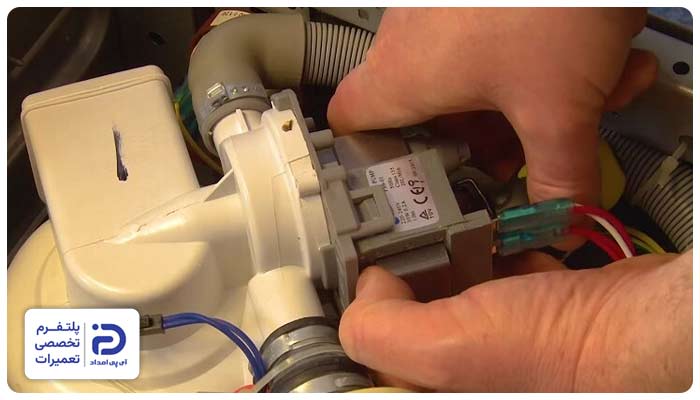 خرابی موتور پمپ تخلیه دلیل خطای d02 در ماشین ظرفشویی سامسونگ