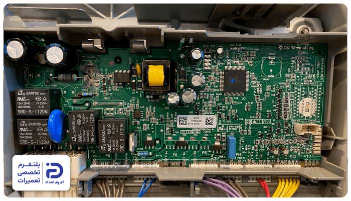 خرابی برد اصلی علت خطای ne ظرفشویی ال جی