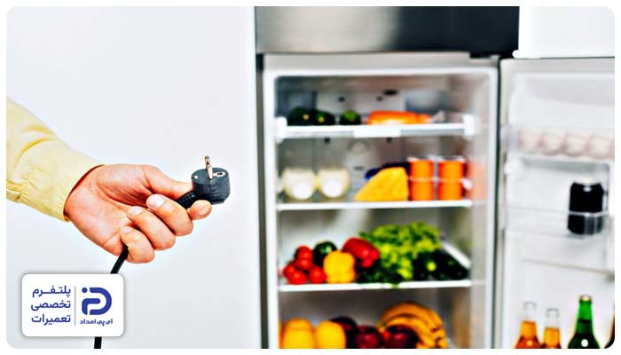 نوسان یا قطع و وصل شدن برق علت ارور c4 یخچال هیمالیا