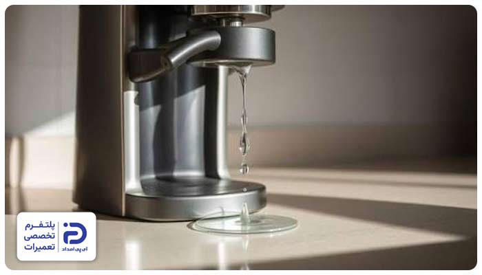 نشتی در سیستم آبرسانی دلیل بخار دادن قهوه ساز