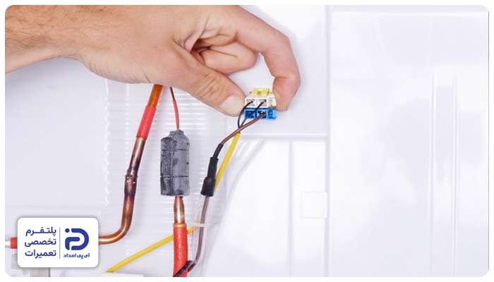 مشکل در فیوز حرارتی از دلایل ارور f9 یخچال اسنوا