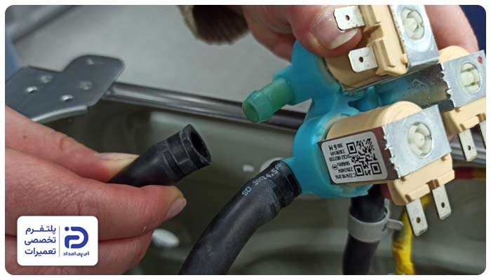 خرابی شیر برقی از دلایل ارور 4c لباسشویی سامسونگ