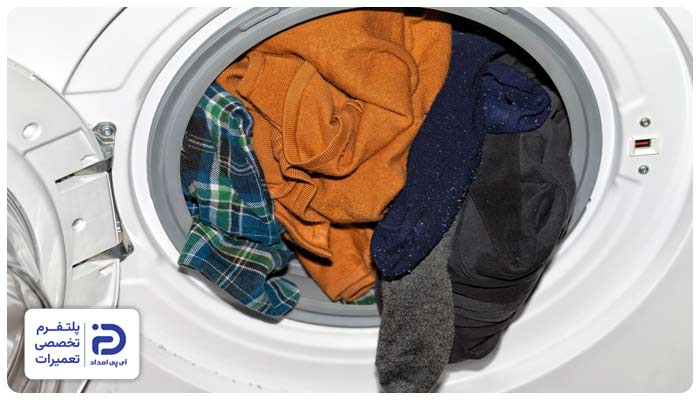 بار زیاد یا کم از دلایل ارور ue لباسشویی اسنوا