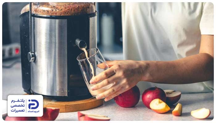 فشار بیش از حد علت جرق زدن موتور آبمیوه گیری