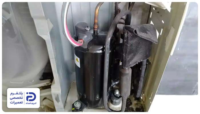 مشکل در کمپرسور علت ارور ch38 کولر گازی ال جی