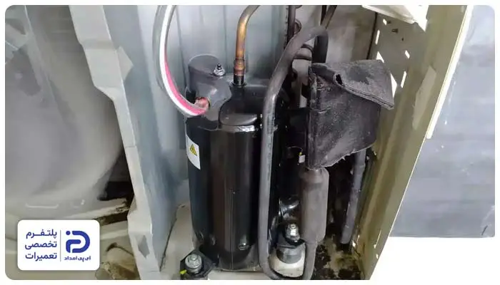 مشکل در کمپرسور علت ارور ch38 کولر گازی ال جی