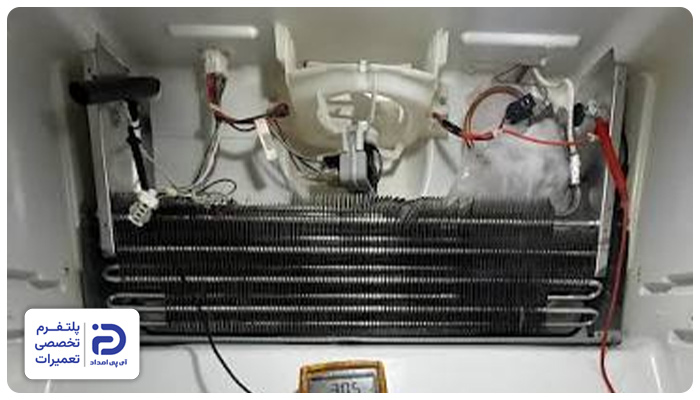 خرابی المنت دیفراست علت ارور dh یخچال ساید الجی