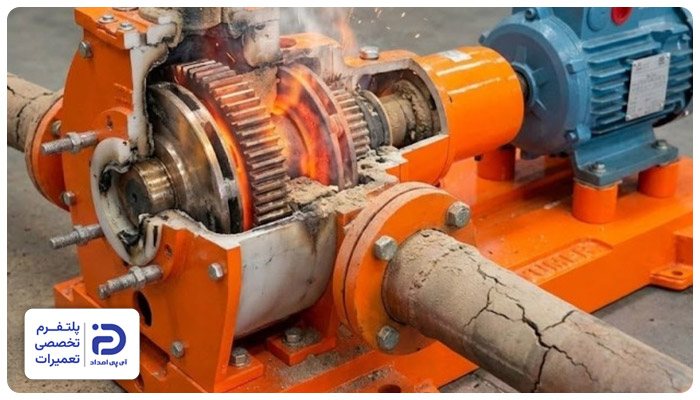 خشک کار کردن علت بوی سوختگی پمپ آب