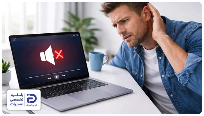 قطع شدن صدای لپ‌ تاپ اچ پی