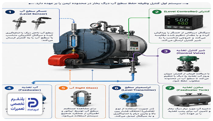 اجزای اصلی سیستم لول کنترل 