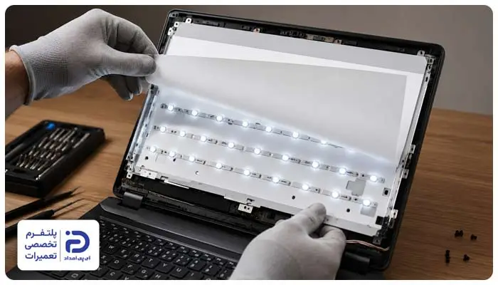 تعویض LED بک لایت لپ تاپ