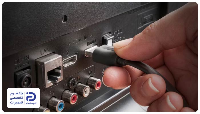 استفاده از کابل HDMI معیوب یا غیراستاندارد از دلایل پخش نشدن صدای لپ تاپ در تلویزیون