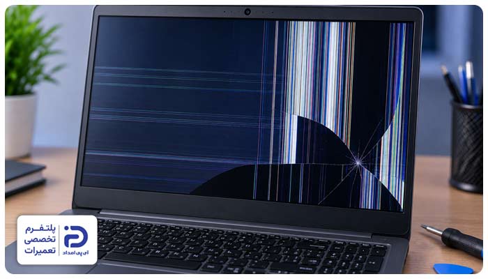 خرابی پنل LCD، LED یا OLED علت پرش صفحه لپ تاپ