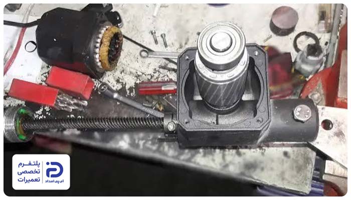 خشک شدن گیربکس یا فرسودگی قطعات داخلی علت داغ شدن جک درب پارکینگ