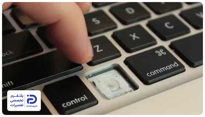 گیر کردن کلید یا خرابی صفحه کلید از دلایل بوق زدن لپ تاپ هنگام روشن شدن