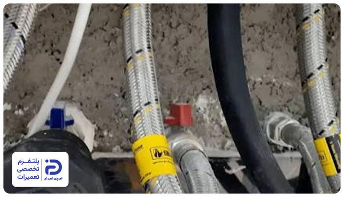 گرفتگی شیر رفت و برگشت شوفاژ علت ارور e8 پکیج 