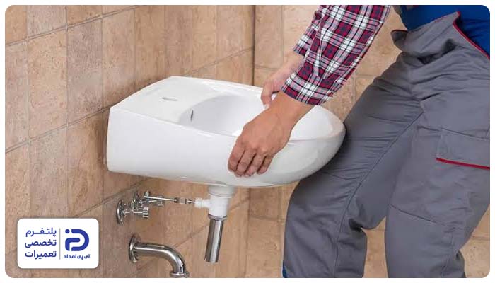 نصب غیراصولی علت ترک خوردن روشویی