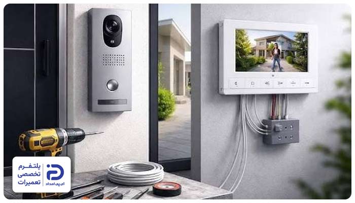 نصب آیفون تصویری آلدو